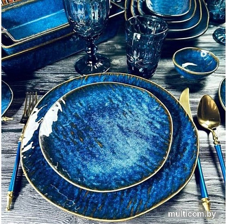 Набор десертных тарелок Lenardi Aquamarine 133-297