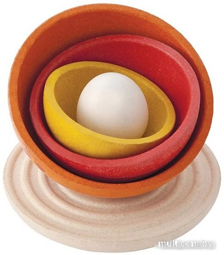 Пирамидка Plan Toys Куриное гнездо 5695