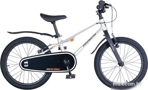 Детский велосипед Maxiscoo Shark Sport 18 2025 MSC-SH1842 (серый жемчуг, разобранный)