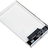 Бокс для накопителей 2.5&amp;quot; AgeStar 3UB2P4C (прозрачный)