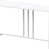 Консольный стол Millwood Лиссабон 1 (дуб белый craft/белый)
