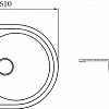 Кухонная мойка FostoGran FG 61-50 (551-дюна)