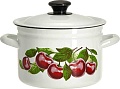 Кастрюля КМЗ Вишневый сад 41704-142/6-У4 (белый)