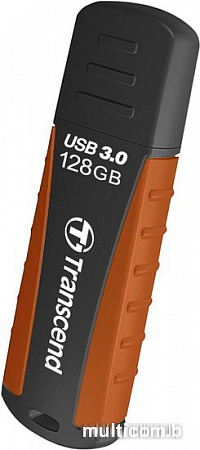 USB Flash Transcend JetFlash 810 128GB (черный/синий)