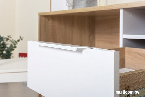 Стол Mobi Комфорт 12.95 (дуб сонома/белый PE шагрень)