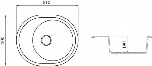Кухонная мойка FostoGran FG 61-50 (551-дюна)