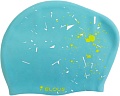 Шапочка для плавания Elous EL006 (брызги/бирюзовый)