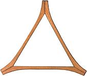 Треугольник Руптур Самурай К800420 (ясень, 60 мм)