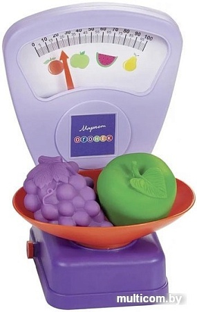 Весы игрушечные Огонек Маркет С-1531