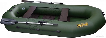 Моторно-гребная лодка Муссон Н-300 РС (серый)
