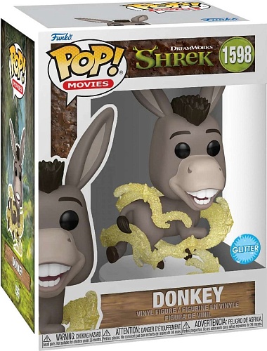 Фигурка Funko POP! Movies Shrek DW 30th Donkey (Glitter) (1598) 81172