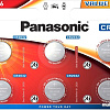 Батарейки Panasonic CR2032 6 шт. CR-2032EL/6B