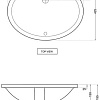 Умывальник Jaquar FLS-WHT-5701