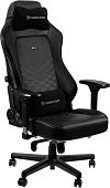 Кресло Noblechairs Hero PU (черный/белый)