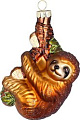 Елочная игрушка Inge's Christmas Figural Glass Ornaments. Ленивец 64775H120