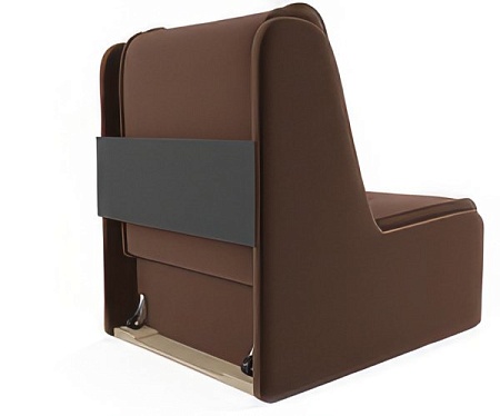 Кресло-кровать Мебель-АРС Аккорд №2 (микровельвет, кордрой коричневый)