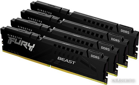 Оперативная память Kingston FURY Beast 4x16ГБ DDR5 6000 МГц KF560C40BBK4-64