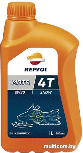 Моторное масло Repsol Moto Snow 4T 0W-30 1л