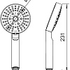 Душевая лейка IDDIS 0305F00I18