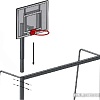 Баскетбольная стойка Dinamika ZSO-003905