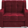 Кресло-кровать Мебель-АРС Аккордеон Барон (бархат, красный Star Velvet 3 Dark Red)