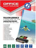Пленка для ламинирования Office Products А4 125 мкм 20325435-90 (100 шт, прозрачный)