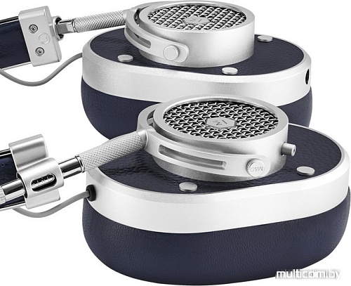 Наушники Master & Dynamic MH40 (серебристый/синий)