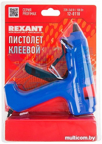Термоклеевой пистолет Rexant 12-0118