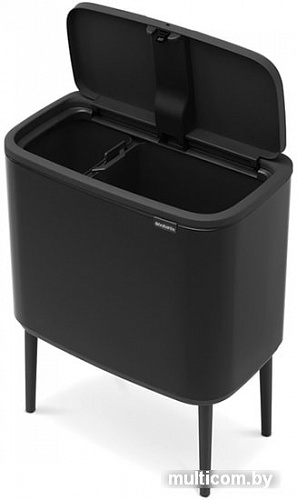 Brabantia Bo Touch Bin 11+23 л (черный матовый)