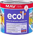 Эмаль MAV Ecol ПФ-115 0.8 кг (серебристый)