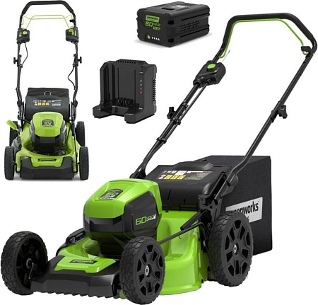 Газонокосилка Greenworks GD60LM46HPK4