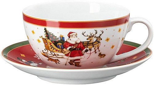 Чашка с блюдцем Hutschenreuther Happy Wintertime 02488-727470-14780