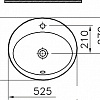 Умывальник Vitra S20 52.5x47.5 [5468B003-0001]