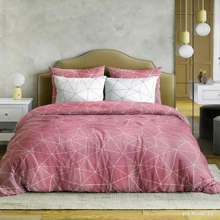 Ночь Нежна Грань 1.5сп 70x70 500141-1+500142-1 (брусничный)