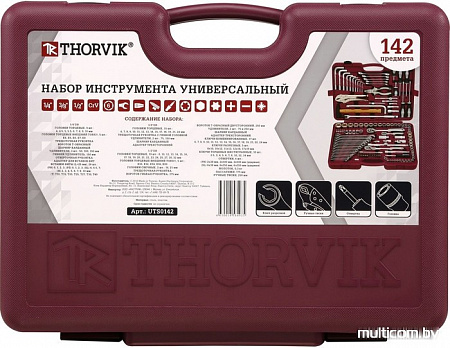 Универсальный набор инструментов Thorvik UTS0142 (142 предмета)