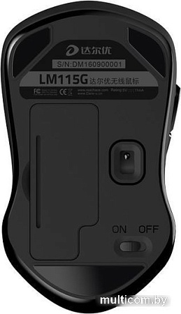 Мышь Dareu LM115G (черный)