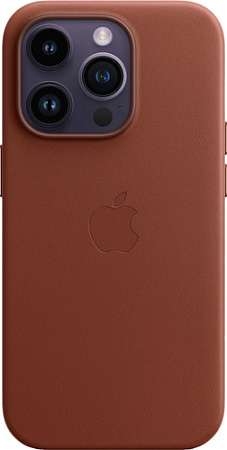 Чехол для телефона Apple MagSafe Leather Case для iPhone 14 Pro (темно-коричневый)
