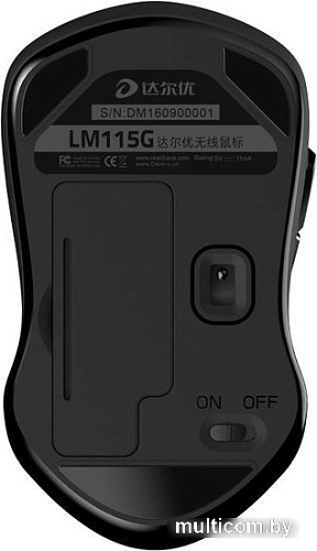 Мышь Dareu LM115G (черный)