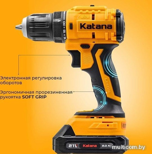 Дрель-шуруповерт Katana HD Line BCD 5000 (с 1-им АКБ 1.5 Ач)