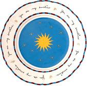 Тарелка обеденная Bitossi Il Frutto Della Passione PAN01021 (солнце)