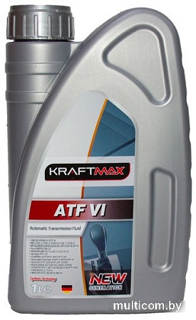 Трансмиссионное масло KraftMax ATF VI KM312/1 1 л