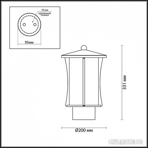 Odeon Light Galen 4173/1B