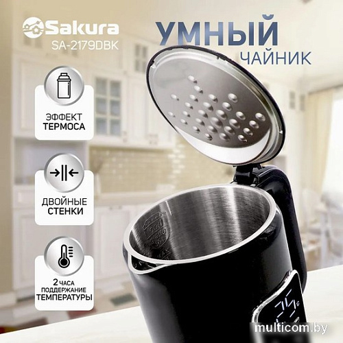 Электрический чайник Sakura SA-2179DBK