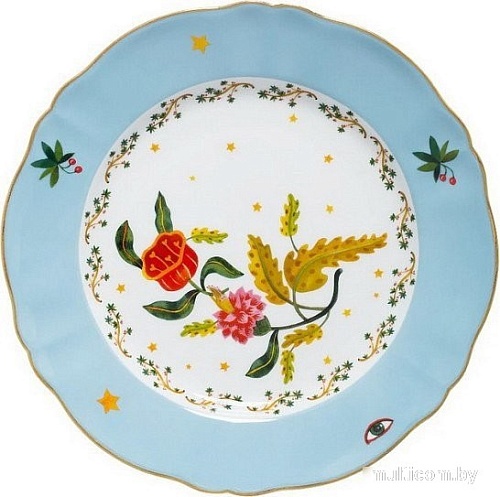 Тарелка обеденная Bitossi Fabula FTB00050 (букет)