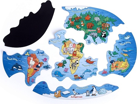 Развивающая игра ToySib 6 континентов 9218274