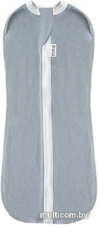 Пеленка-кокон Amarobaby Nature Essence (серый, р-р 68-74)