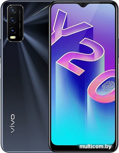 Смартфон Vivo Y20 (черный агат)