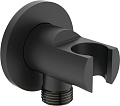 Держатель душевой лейки с подключением Ideal Standard IdealRain Black BC807XG