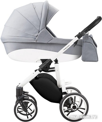 Универсальная коляска BEBETTO Holland (2 в 1, W51, белая рама)