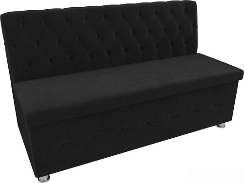 Диван Mebelico Вента (велюр, черный)